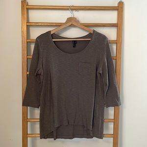 3/4 Sleeve Cynthia Rowley Top